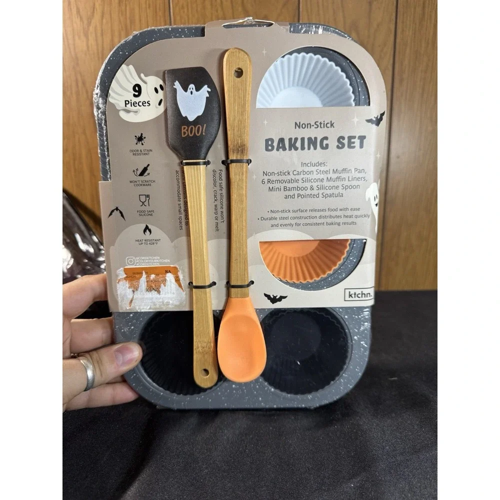 HALLOWEEN Nonstick Baking Set -Cupcake pan‎